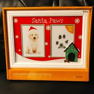 BOGO🌺NEW🌺Santa 🐾 Paws Pawprints Christmas Frame